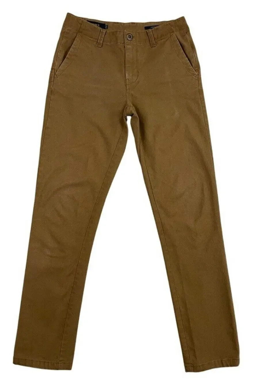 Roark Chino Pants Mens 28 Tan  Porter HD Straight Fit Stretch Travel Outdoor